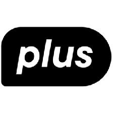 plus más logotipo