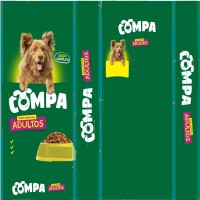 COMPA más diseño de etiqueta.