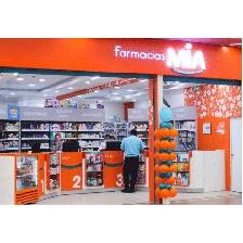Apariencia distintiva de Farmacia:"Farmacias MIA"