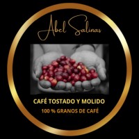 Abel Salinas Café Tostado y Molido 100% granos de café más logotipo