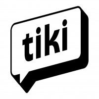 tiki más logotipo