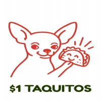 $1 TAQUITOS MAS LOGOTIPO
