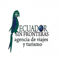 agencia de viajes y turismo ECUADOR SIN FRONTERAS MÁS LOGOTIPO