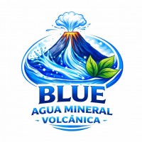 BLUE AGUA MINERAL VOLCÁNICA MAS LOGOTIPO