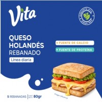 Vita QUESO HOLANDES REBANADO LÍNEA DIARIA + DISEÑO DE EMPAQUE