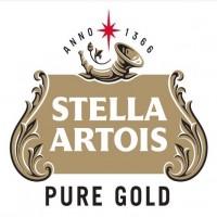 ANNO 1366 STELLA ARTOIS PURE GOLD (in golden cartouche) y diseño